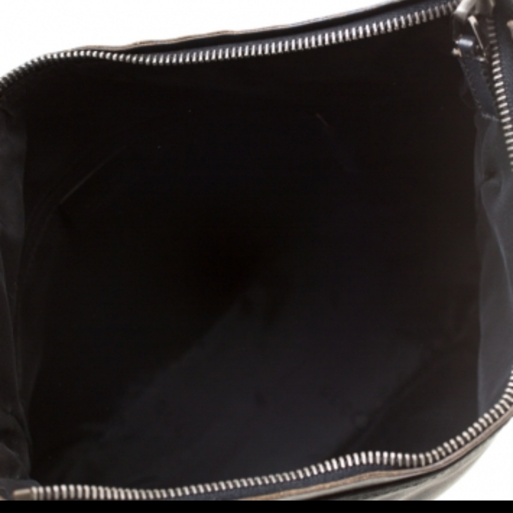 Gucci Leather Tote Satchel Vinatge Black Nylon  - Picture 6 of 14